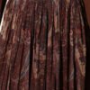 Paisley Patterned Tulle Skirt Brown wholesale skirt view 4 - Hicabistan Turkey factory