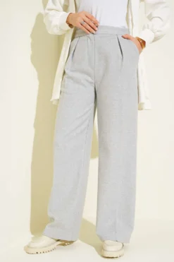 Alternative view of Palazzo Wool Trousers Grey