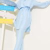 Cloak with Tie Two-Piece Set Blue
