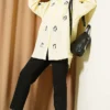 Penguin Embroidered Muslin Shirt Yellow all'ingrosso shirt view 2 - Hicabistan fabbrica Turchia