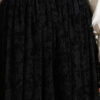Tulle Skirt with Pile Detail Black Großhandel skirt view 4 - Hicabistan Türkei Fabrik