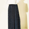Polka Dot Tulle Flared Skirt Navy Blue wholesale skirt view 3 - Hicabistan Turkey factory