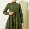 Sequined Evening Dress Khaki wholesale dress view 2 - Hicabistan Turkey factory