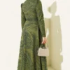 Sequined Evening Dress Khaki wholesale dress view 3 - Hicabistan Turkey factory