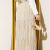 Fringe Detail Pleated Skirt wholesale skirt view 3 - Hicabistan Turkey factory