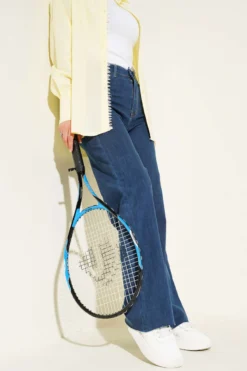 Alternative view of Baggy Cropped Pants Dark Blue