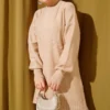 Grapevine Embossed Soft Knit Tunic