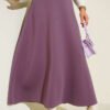 Scuba Mevlana Skirt Lilac