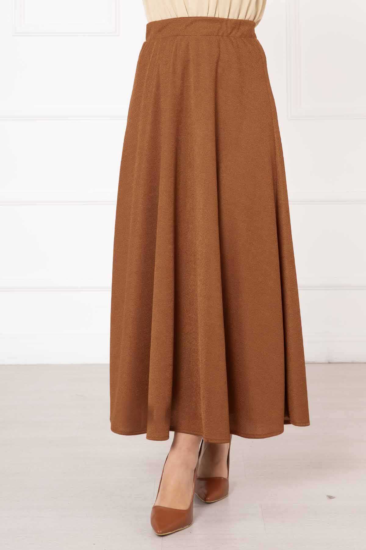 Scuba Mevlana Modest Skirt Großhandel skirt view 2 - Hicabistan Türkei Fabrik
