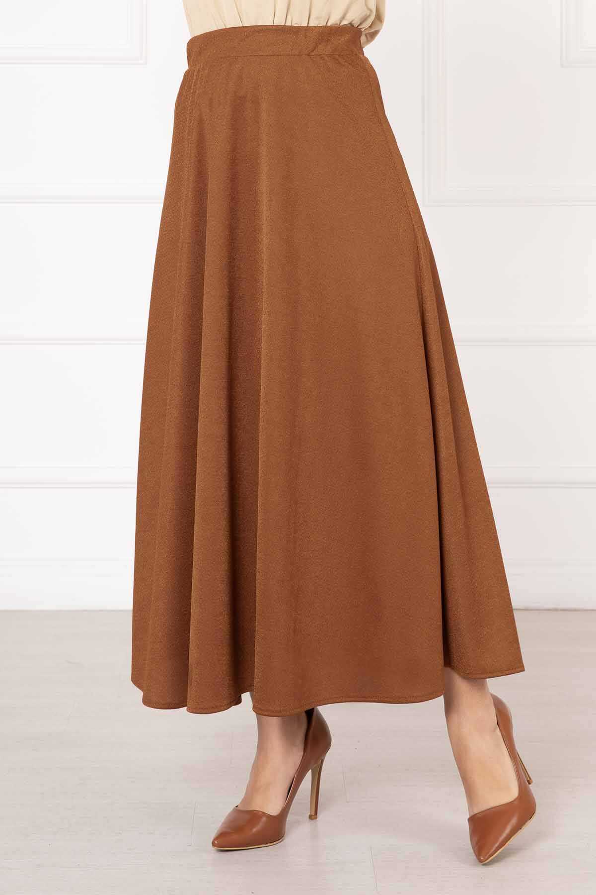 Scuba Mevlana Modest Skirt Großhandel skirt view 3 - Hicabistan Türkei Fabrik