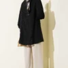 Shimmery Balloon Sleeve Shirt Black all'ingrosso shirt view 3 - Hicabistan fabbrica Turchia