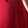 Beaded Skirt Burgundy بالجملة skirt view 4 - Hicabistan مصنع تركيا