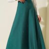Beaded Skirt Green