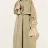 Buttoned Jacket Dress Set