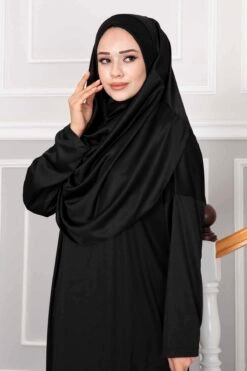 Alternative Ansicht von Modest Prayer Dress with Carrying Bag Black