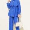Stone-Embellished Tunic Set