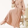 Beaded Front Tied Skirt Set