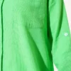 Single Chest Pocket Basic Shirt Green wholesale shirt view 4 - Hicabistan Turkey factory