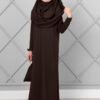 Modest Kids Prayer Dress Brown