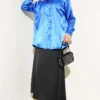 Long Sleeve Satin Shirt wholesale shirt view 2 - Hicabistan Turkey factory