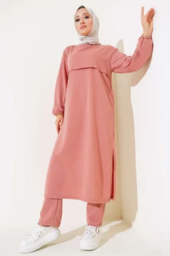 Long Split Two-Piece Set