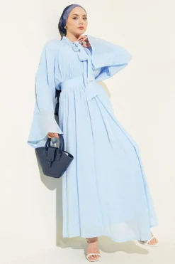 Tie-Neck Oversized Skirt Set