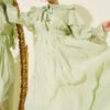 Tiered Dress with Neck Tie Detail