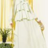 Tie-Neck Layered Skirt Set wholesale clothing set - Hicabistan Turkey factory