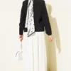 Stone-Embellished Short Shirt Black all'ingrosso shirt view 3 - Hicabistan fabbrica Turchia