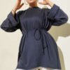 Side Slit Double Sleeve Tunic