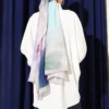 Batwing Oversized Shirt Ecru all'ingrosso shirt view 3 - Hicabistan fabbrica Turchia