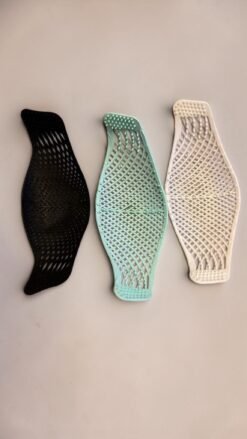 Hijab Taj colours — Black, Green and Beige lattice mesh bonnet بالجملة