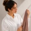 Hijab Taj lifestyle — lattice mesh crown volumizer with styled hijab