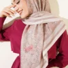 120 cm Flower Detailed Soft Scarf
