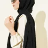 Tree Bark Scarf Black - Image 3