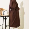 Emblem Long Basic Tunic Brown - immagine 3