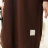 Emblem Long Basic Tunic Brown - immagine 4