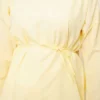 Asymmetrical Cut Poplin Tunic Yellow – Bild 4