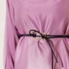 Asymmetrical Satin Tunic Lilac - Afbeelding 4