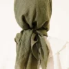 Aya Series Thin Cotton Scarf Khaki - Imagen 3