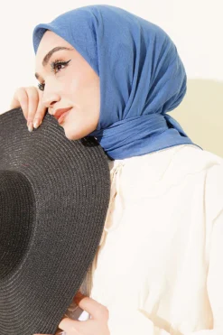 Alternative Ansicht von Aya Series Thin Cotton Scarf Indigo