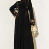 Mirror Stone Abaya Black – Image 2
