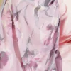 Large Flower Pattern Bamboo Crinkle Shawl - immagine 4
