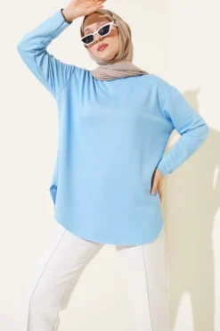Basic Seamless Tunic Blue