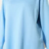 ⁦Basic Seamless Tunic Blue⁩ - الصورة ⁦4⁩