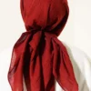 Basic Bamboo Crinkle Scarf Burgundy – Bild 3