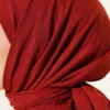 Basic Bamboo Crinkle Scarf Burgundy – Bild 4
