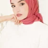 Basic Bamboo Crinkle Scarf Pomegranate Blossom - Imagen 2