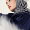 Basic Plain Winter Scarf Grey - Imagen 2