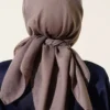 Basic Plain Winter Scarf Mink - Image 3